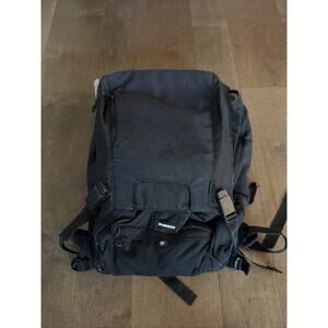 Black Osprey Backpack Bike Commuter Laptop Travel Carry Bag Used